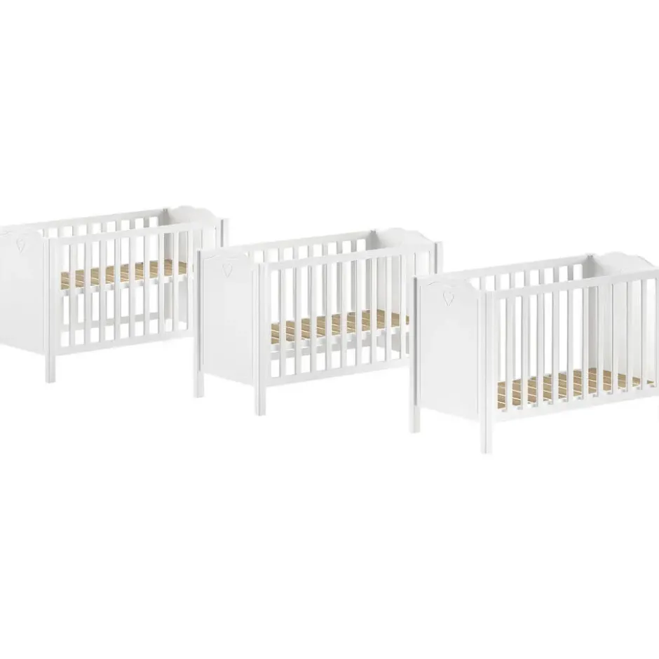 Vipack babybed Amori - wit - 60x120 cm