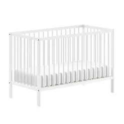 Vipack Babybed Dino - 60 x 120 cm - verstelbaar - wit dennenhout