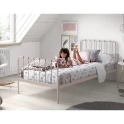 Vipack bed Alice - roze - 90x200 cm