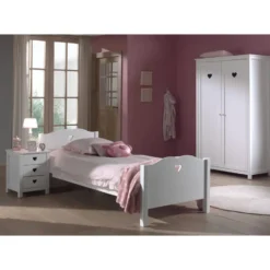 Vipack bed Amori - wit - 90x200 cm