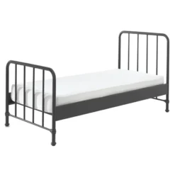 Vipack bed Bronxx - zwart - 90x200 cm