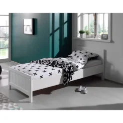 Vipack bed Erik - wit - 77x95,8x206,8 cm