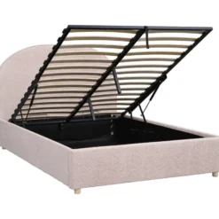 Vipack bed Moon met opbergruimte - roze - 140x200 cm