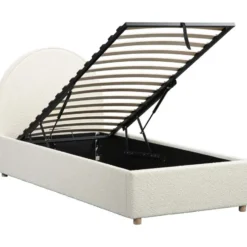 Vipack bed Moon met opbergruimte - wit - 90x200 cm