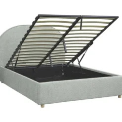 Vipack bed Moon met opbergruimte - mint - 140x200 cm