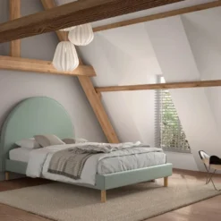 Vipack bed Moon - mint - 140x200 cm
