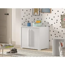 Vipack commode Sam 2 deuren - 62x43x68 cm - wit