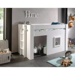 Vipack halfhoogslaper Noah - wit - 213,6x96x120,1 cm