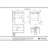 Vipack hoogslaper Pino - wit - 209x215x190 cm