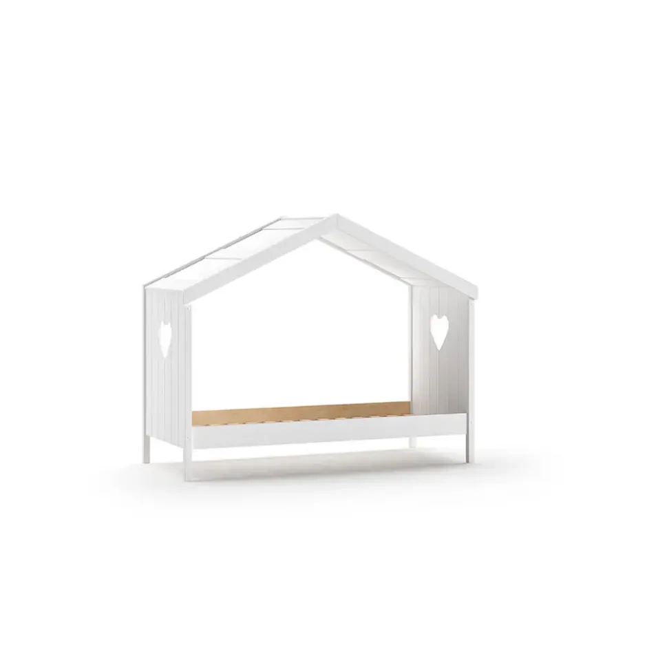 Vipack huisbed Amori zonder achterwand - wit - 90x200 cm