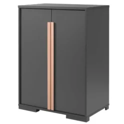 Vipack Kinderkledingkast London 98x56x116cm - antraciet