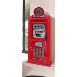 Vipack kledingkast Benzinepomp - rood - 147,8x45x50 cm