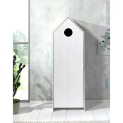 Vipack kledingkast Casimi 1 deurs - wit - 171,5x57,6x37 cm