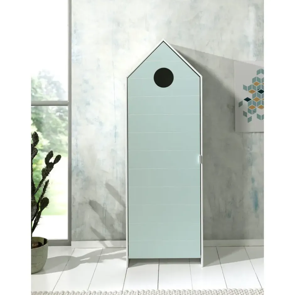 Vipack kledingkast Casimi 1 deurs - mint - 171,5x57,6x37 cm