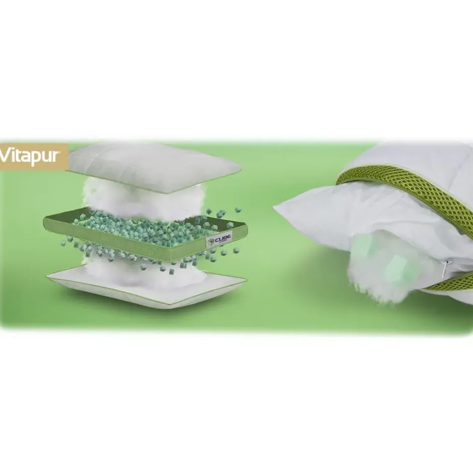 Vitapur Kussen - Hoofdkussen - Memory foam - 50x70 cm