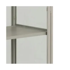 Vitrinekast - Grijs - 77x35x186cm - Varven