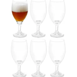 Vivalto Bierglazen - Executive Flutes - glas - 6x - 440 ml