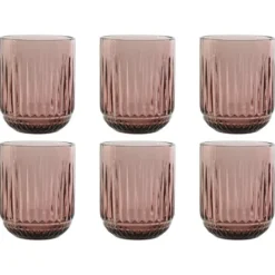 Vivalto Drinkglazen Sevilla - roze - 6x - 275 ml