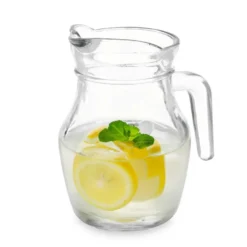 Vivalto schenkkan/water/ wijn karaf - glas - transparant - 500 ml