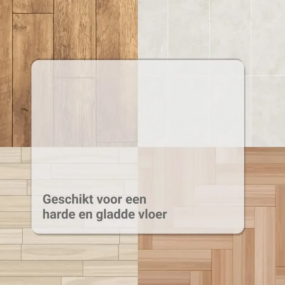 Vloerbeschermer - Antistatisch PVC - Harde vloer - 116x150 cm