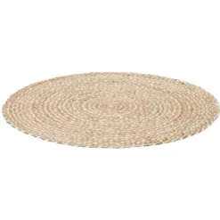 Vloerkleed Madras - naturel - Ø100 cm