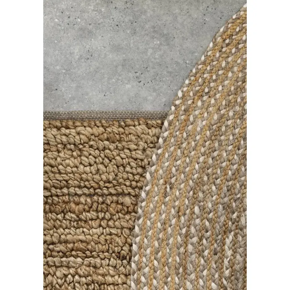 Vloerkleed Madras - naturel - Ø180 cm