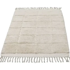 Vloerkleed Nalin - zand - 90x150 cm
