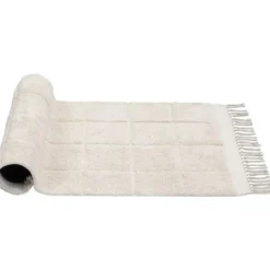 Vloerkleed Nalin - zand - 90x150 cm
