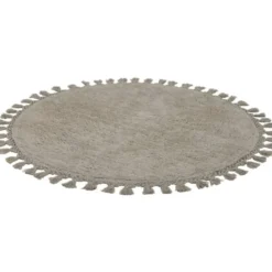 Vloerkleed Raya - beige - Ø100 cm