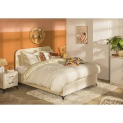 Vloerkleed Rengali - crème - 200x290 cm