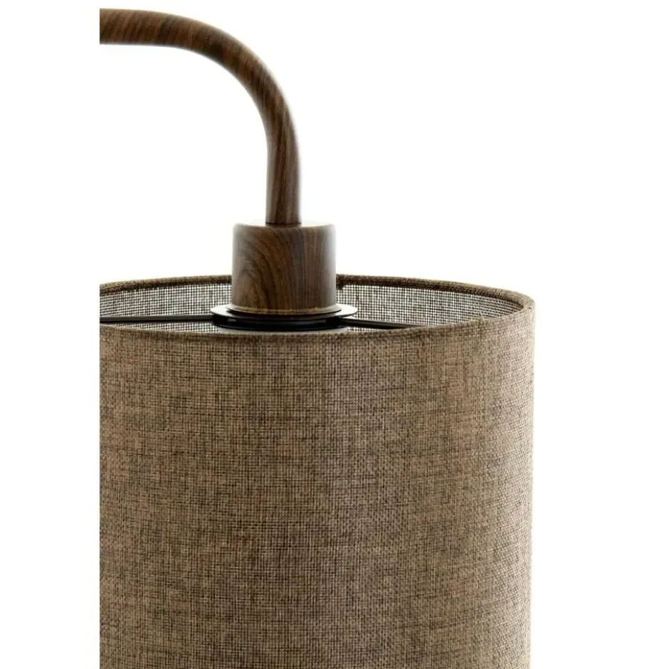 Vloerlamp Donio - Bruin - 33.5x28x155cm