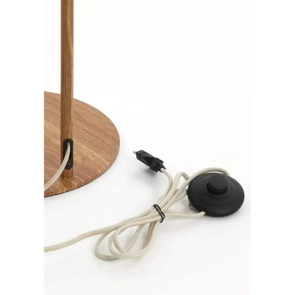 Vloerlamp Donio - Naturel/Crème - 33.5x28x155cm