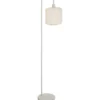 Vloerlamp Fenne E27 beige metaal/stof - 160x37x25 cm