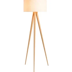Vloerlamp Gaia - naturel - Ø50x150 cm
