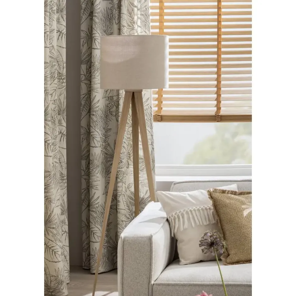Vloerlamp Gaia - naturel - Ø50x150 cm