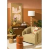 Vloerlamp Noah - naturel hout - 156xØ40 cm