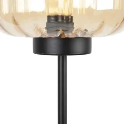 vloerlamp Qara amber E27