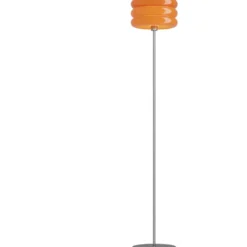 Vloerlamp Tortora E27 - oranje - 160x30x30 cm