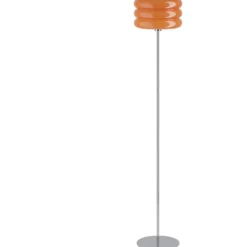 Vloerlamp Tortora E27 - oranje - 160x30x30 cm