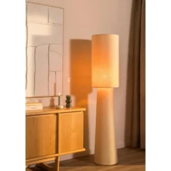 Vloerlamp Trompet E27 - beige - 165x36x36 cm