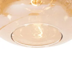 Vloerlamp Zuzanna E27 - amber - 150x35,5x21 cm