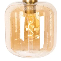 Vloerlamp Zuzanna E27 - amber - 150x35,5x21 cm