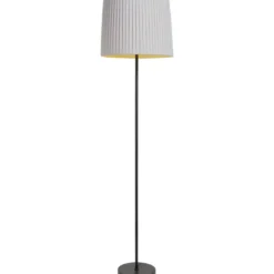 Voet vloerlamp Kaapstad - zwart metaal - 149xØ25 cm
