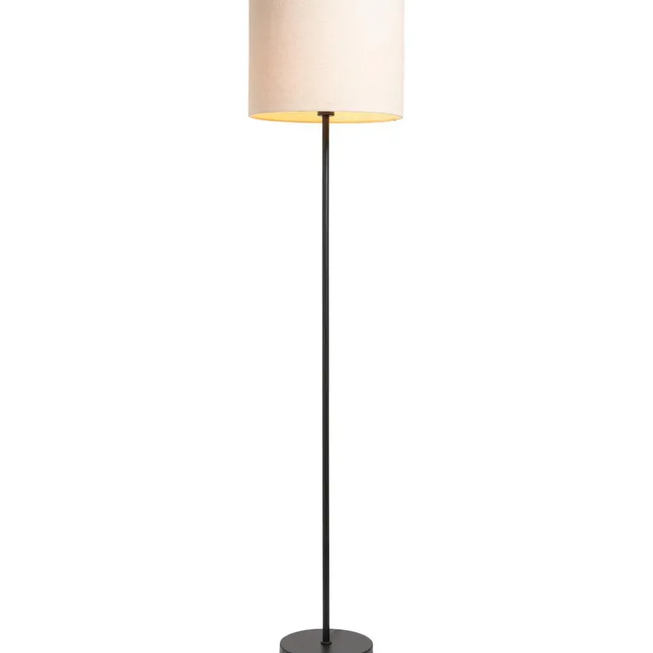 Voet vloerlamp Kaapstad - zwart metaal - 149xØ25 cm