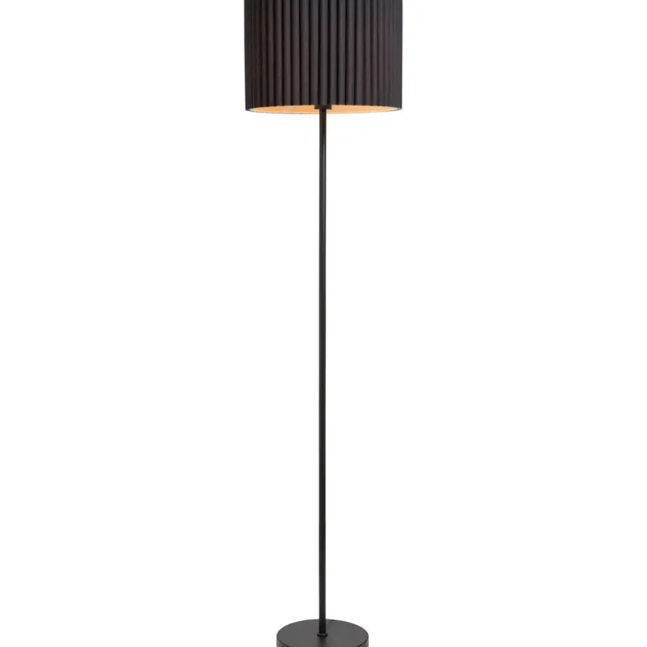 Voet vloerlamp Kaapstad - zwart metaal - 149xØ25 cm