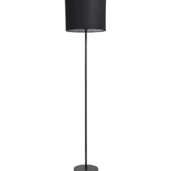 Voet vloerlamp Kaapstad - zwart metaal - 149xØ25 cm