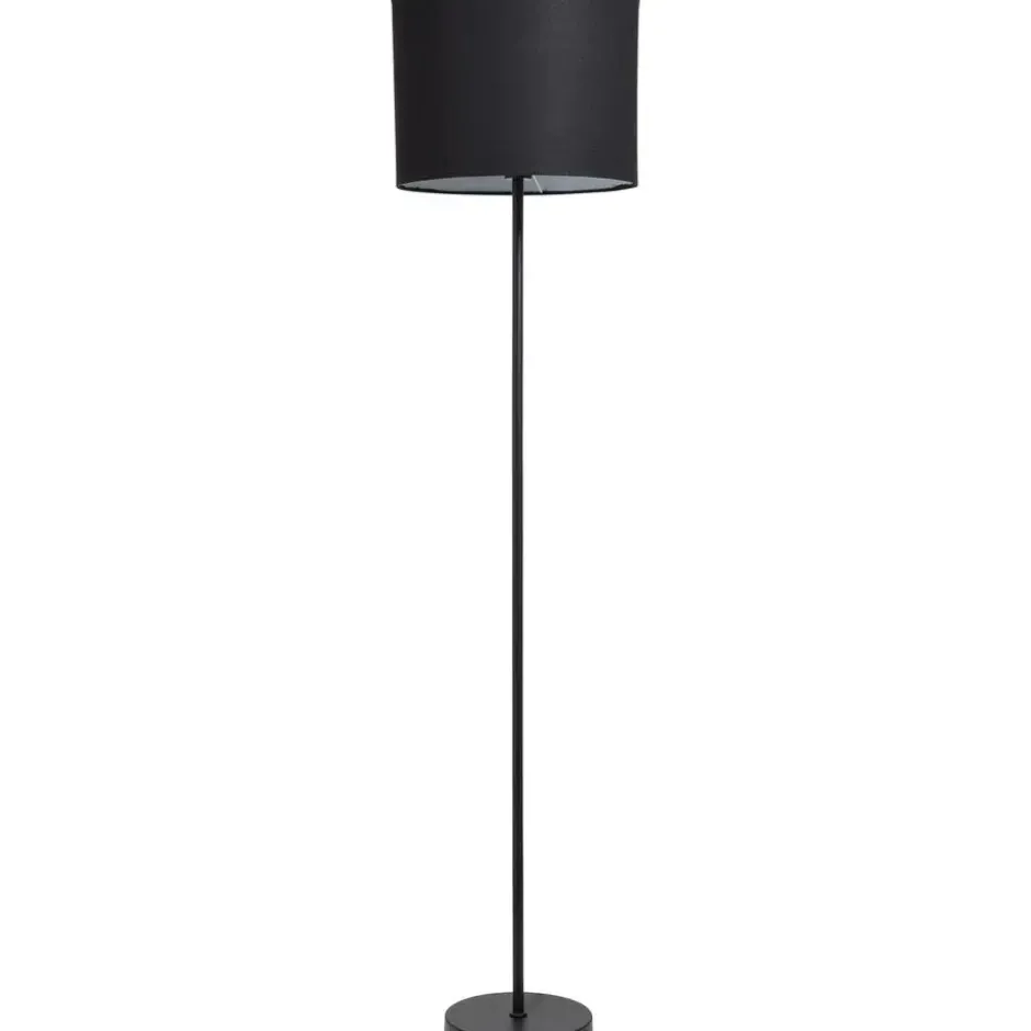 Voet vloerlamp Kaapstad - zwart metaal - 149xØ25 cm
