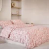 Walra - Dekbedovertrek Floral Fusion - 240x220 cm - Roze