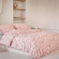 Walra - Dekbedovertrek Floral Fusion - 240x220 cm - Roze