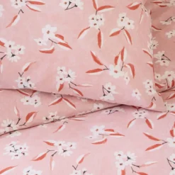 Walra - Dekbedovertrek Floral Fusion - 240x220 cm - Roze